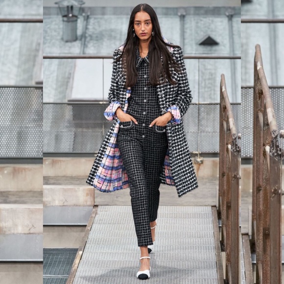 CHANEL Multi-color Wide Width Tweed Belt - Picture 6 of 13